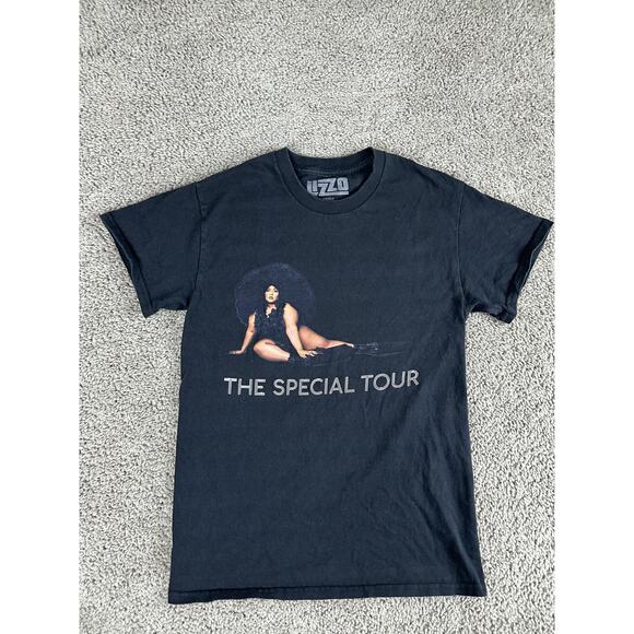 Lizzo The Special Tour Shirt Mens Small Black 2023 Europe Concert Band Tee Music - Picture 2 of 9